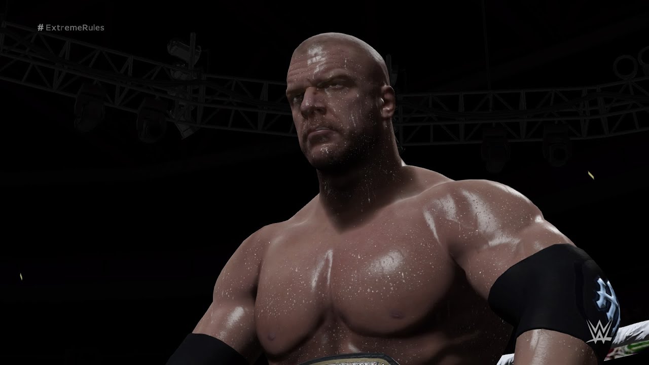 WWE 2K16 Brock Lesnar vs Triple H