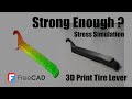Analyzing 3D Print Strength with FreeCAD: Reverse Tire Lever from Scan to CAD