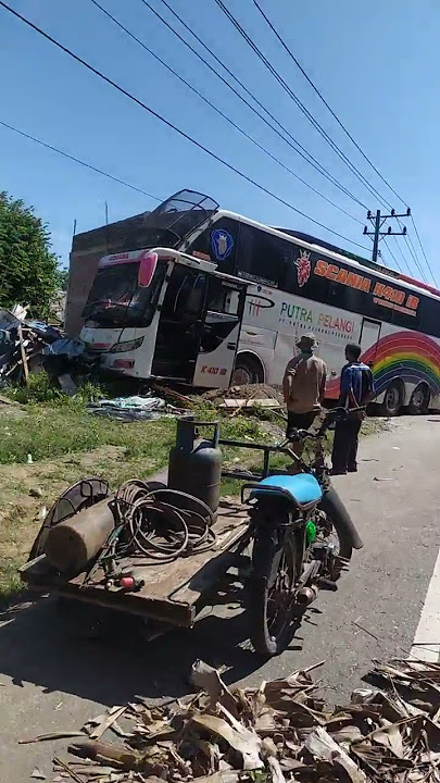 Bus putra Pelangi mengalami Musibah ...#busaceh #putrapelangi #shorts