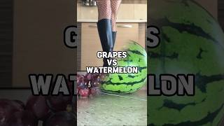 Demon Crushers vs. Fruits! Oddly Satisfying Platform Boots Crushing! ASMR screenshot 1