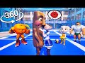 360° Unexpected Kiss Ballerina Cappuccina And Tung Tung Tung Sahur  In VollyBall Match | VR 8K