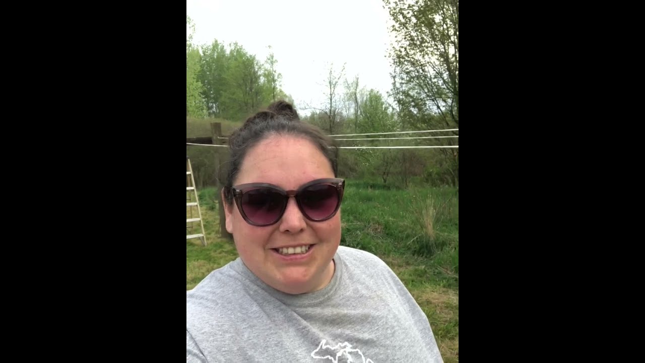 Putting in a clothes line and moving a Mazda rx7