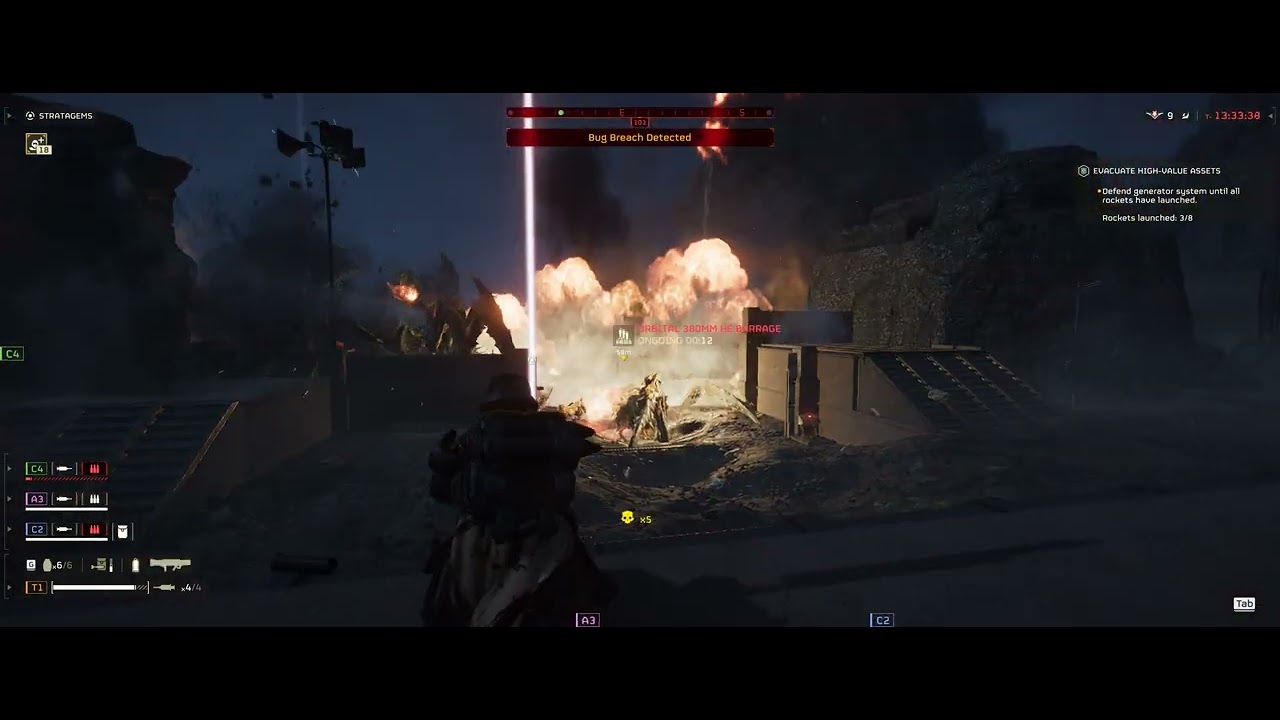 Defending Democracy: Battle on Acamar IV - HELLDIVE - YouTube