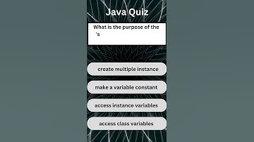 5. Java Quiz | Crack Interview @AnandhTechSolutions #aws #java #python #coding #shorts #quiz #cloud