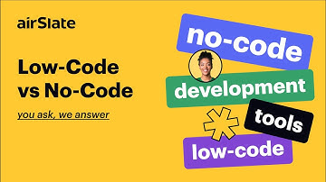 Low Code vs No Code. What’s the Difference?