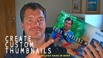 Create a Custom YouTube Thumbnail in Photoshop in less than 10 minutes