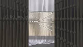 Macrame Beaded Curtain | Handwoven Tassel Room Divider for Boho Interior