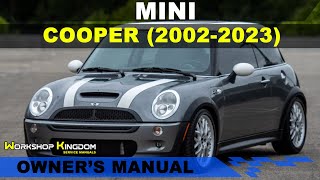 MINI COOPER (2002-2023) Owner's User Manual - English - PDF Download
