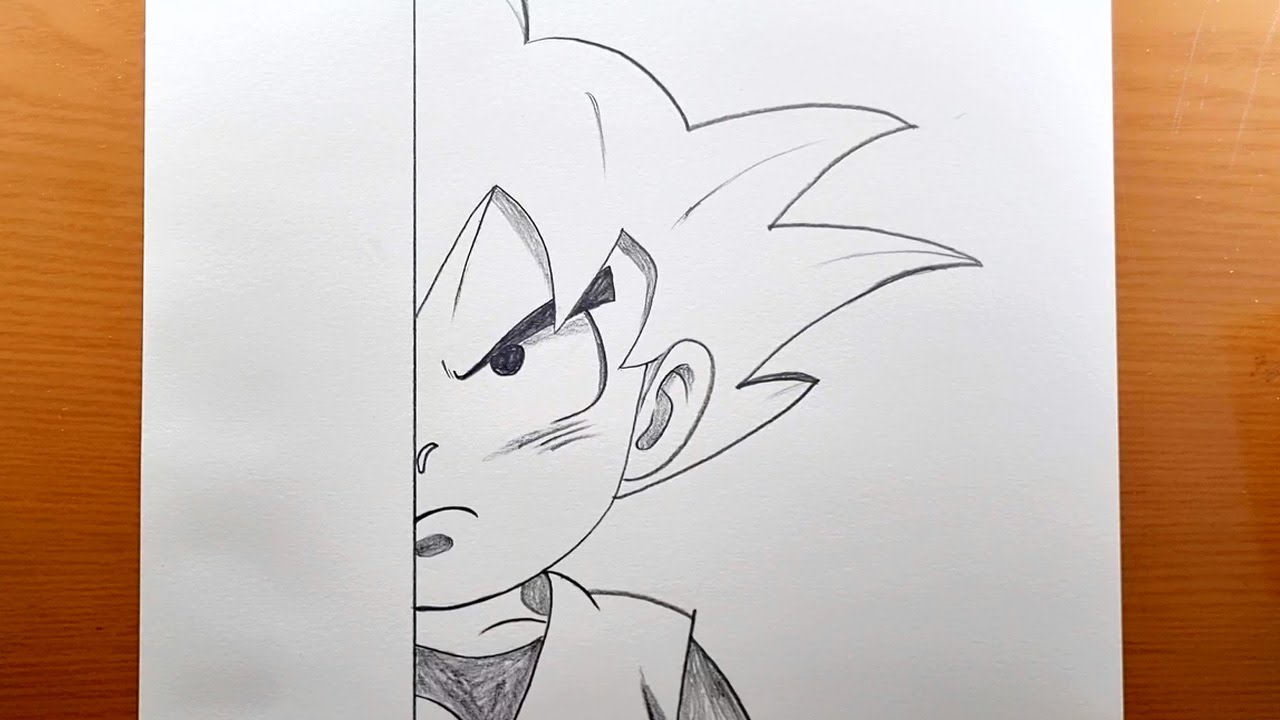 Cómo dibujar a Goku de Dragon Ball DAIMA | Fácil paso a paso | dibujar ...