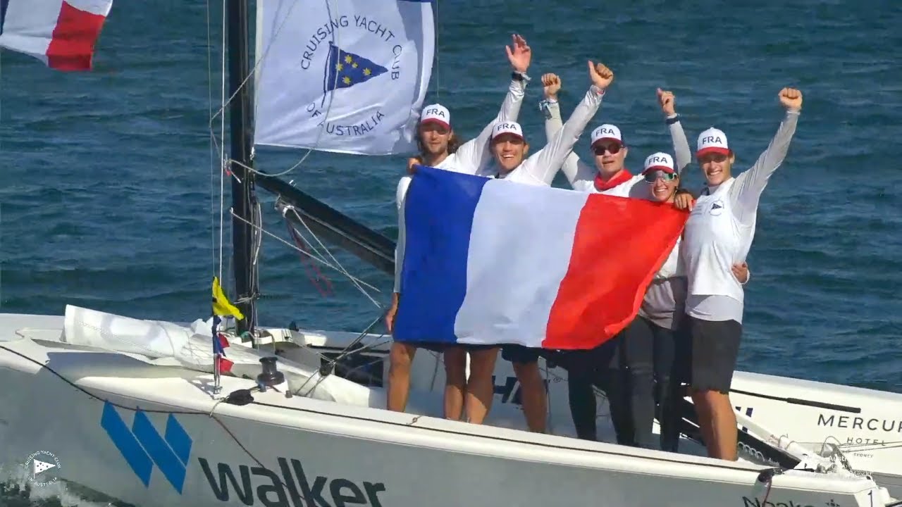 SI #669 — Ange Delerce's team (FRA) win the Youth Match Racing Worlds