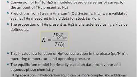 CAPE-OPEN Models for Hg Speciation and Partitioning Flowsheet Development