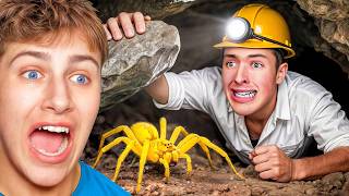 We Flipped 100 Rocks in a VOLCANO CAVE… This Is What We Found