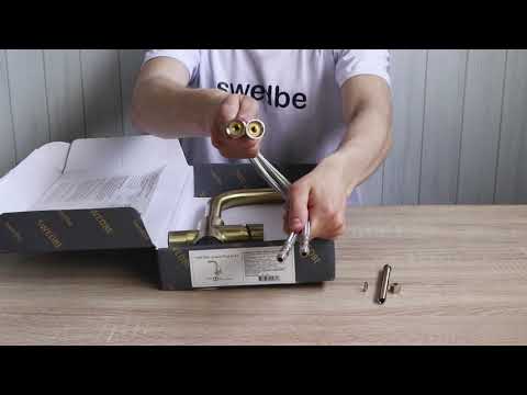 Распаковка кухонного смесителя с каналом для фильтрованной воды Swedbe Selene Plus арт.8147