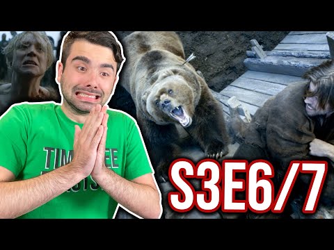 GAME OF THRONES SEASON 3 EPISODE 6 & 7 REACTION!! The Climb! & The Bear and the Maiden Fair