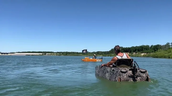 Miniboats2 on Huntington lake , Indiana