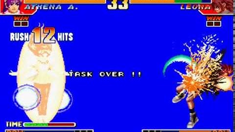 the king of fighters 1997 Athena TaskOver Bug