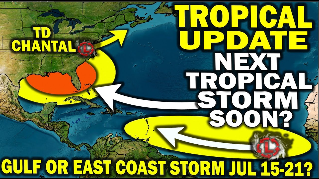 Tropical Update, Next Atlantic Tropical Storm Soon Gulf & East Coast ...