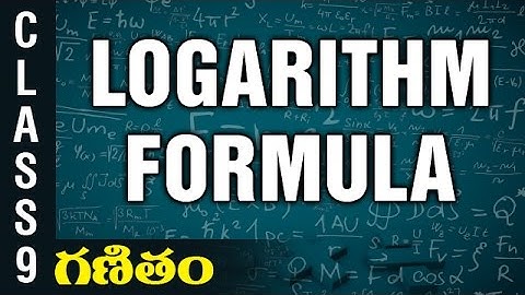 Logarithm Formula | 9th Class Mathematics | Digital Teacher