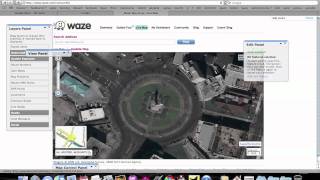 Creating a roundabout with Waze