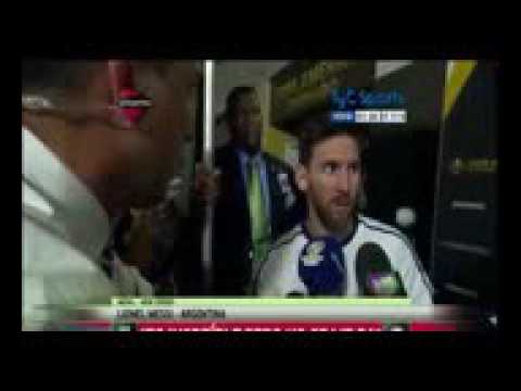 اعتزال ميسي دوليا بعد خسارة الارجنتين من تشيلي نهائي كوبا امريكا 2016