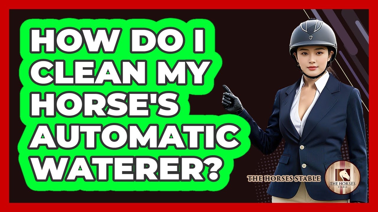 How Do I Clean My Horse's Automatic Waterer?