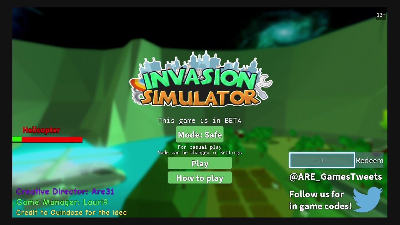 Code Invasion Simulator Roblox - roblox mars invasion tycoon codes