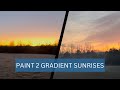 Paint 2 Gradient Sunrises With Wet-on-Wet Blending Techniques