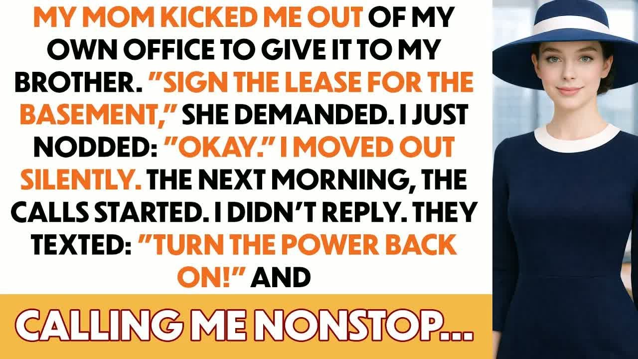My Mom Kicked Me Out Of My Own Office — The Next Morning, They Begged Me To Come Back
