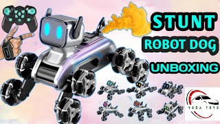 STUNT ROBOT DOG RC TOY UNBOXING || 360°ROTATION STUNT ROBOT DOG REVIEW  ||NEW RC TOYS UNBOXING || 