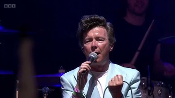 Rick Astley and Blossoms perform the songs of The Smiths at Glastonbury 2023 (edited).