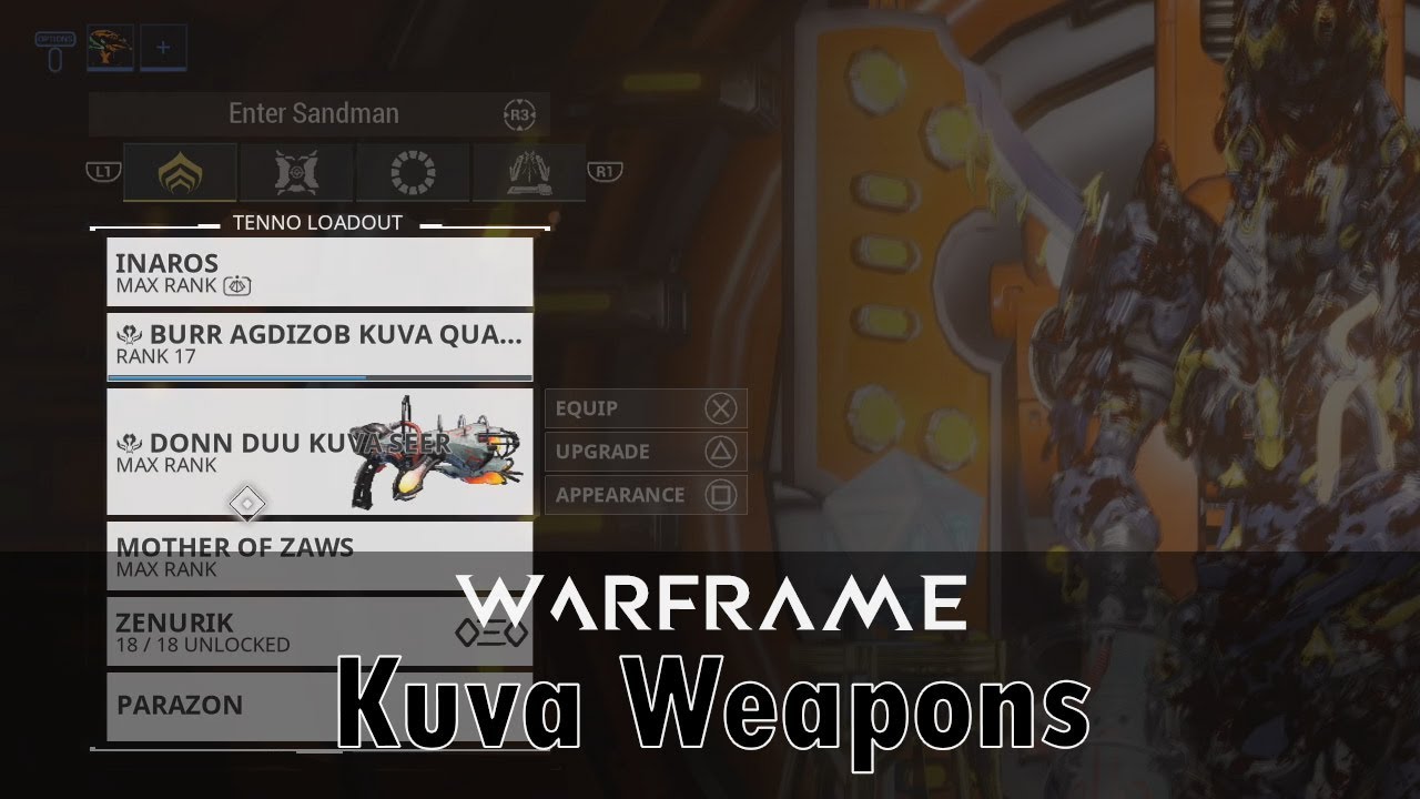 Kuva Weapons