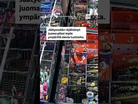 Nuorten jekku vaurioitti kaupan kylmäallasta