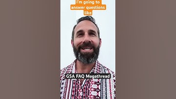 GSA FAQ Megathread #gsa #gsacontract #faq learn about GsA Contracts