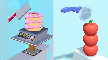 Almost Cut vs Slice Master - Very Satisfying and Relaxing ASMR Slicing Game