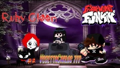 nuevos mod FNF: Gloomy Funkin’ vs Ruby Gloom mod