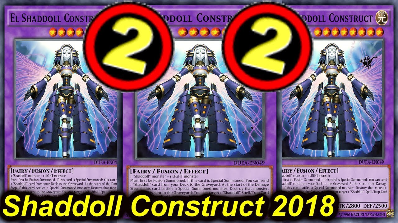 【YGOPRO】El SHADDOLL CONSTRUCT DECK 2018 - NEW OCG BANLIST 2018