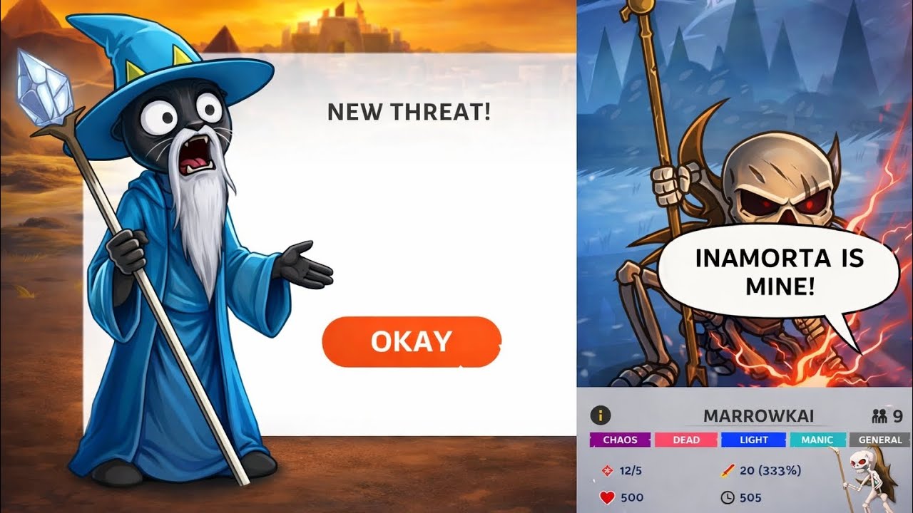 Stick War Saga Play ☠️ Marrowkai 😱 💀