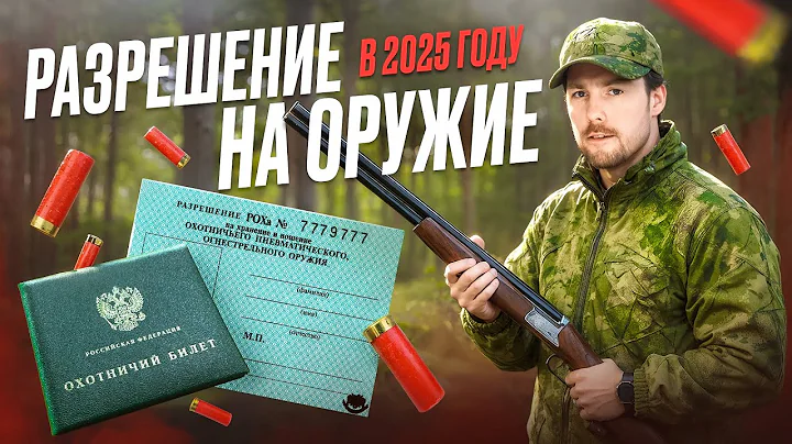 РАЗРЕШЕНИЕ НА ОРУЖИЕ В 2025. НОВЫЕ Правила Получения | Охотминимум, Справки, Сейф