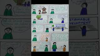 Comic Strip On Sustainable Development I Class 10 I Class 9 I SST Activity