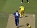 Cricket simon jones hits mathew hayden