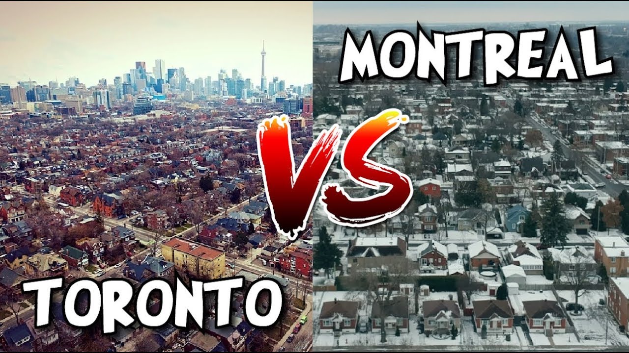 ¿Dónde es más frio Toronto o Montreal