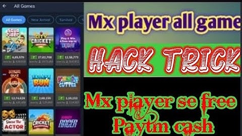 MX Player Game 2 game hack trick today MX player game se paise kaise kamaye MX Player new Game trick