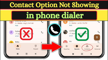 Fix Contact Number Names Not Showing in Phone Dialer | Contacts Not Showing Problem