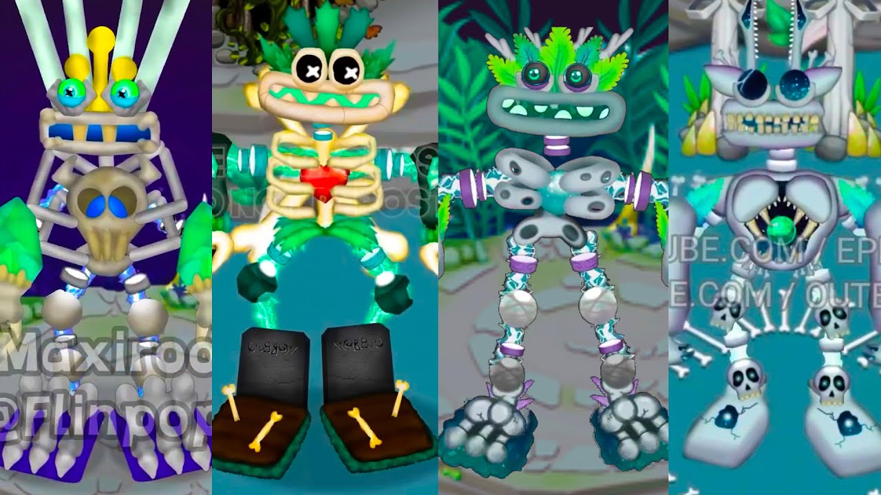 All Epic Wubbox Bone Island Fanmade | My Singing Monsters