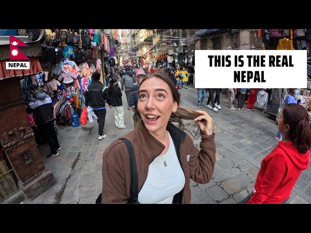 Travel vlog - FOOD TOUR Kathmandu & Hectic market visit