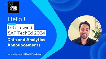 SAP TechEd 2024 - Rewind - Data & Analytics (SAP BTP)