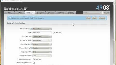 Ubiquiti M2 в режиме точки доступа