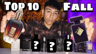 Top 10 Fall Fragrances in my 300+ Bottle Collection 🍂