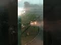 Ottawa Storm - May 21, 2022 - the view from the glass hallway