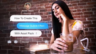 Cómo crear el efecto de burbuja de iMessage en Photoshop! (con paquete de recursos) screenshot 5